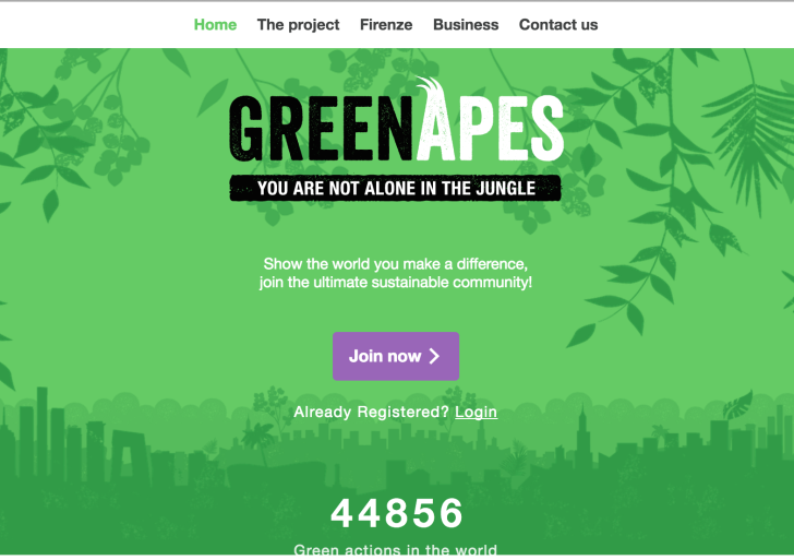 GreenApes, la app delle buone pratiche ambientali sbarca a Firenze